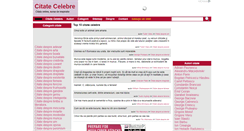 Desktop Screenshot of citate-celebre.eu